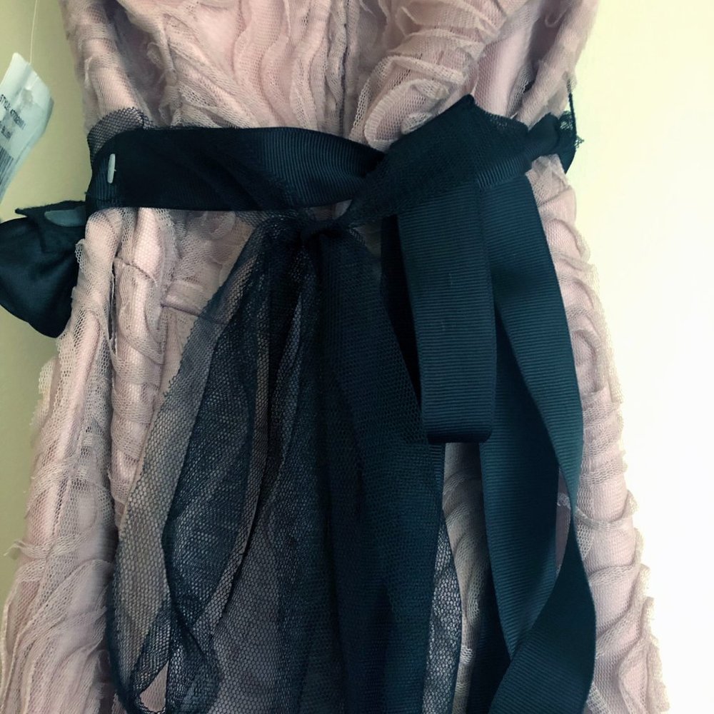 Teeze Me Blush Rose Textured Strapless Mini Dress NWT | 9 - Picture 11 of 15